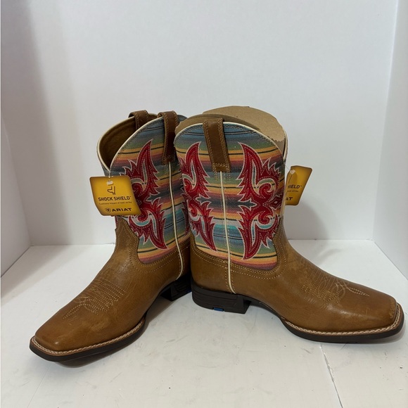 Ariat kids' Western boots, NWT the Lonestar Western Boot - Picture 4 of 9